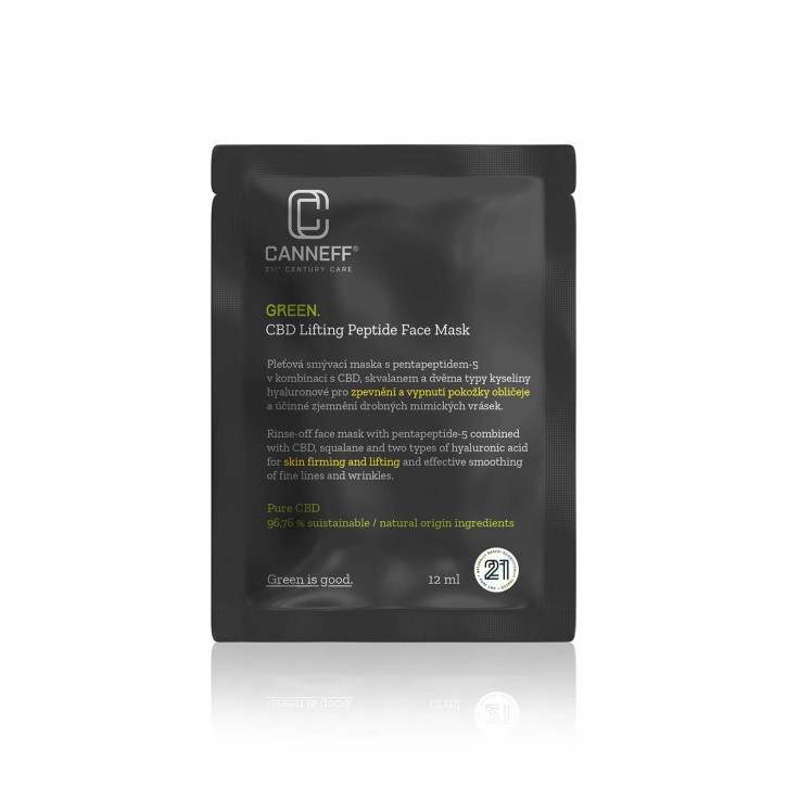 CANNEFF® GREEN - CBD-haltige Gesichtsmaske für den Schlaf (12 ml)  - THC frei