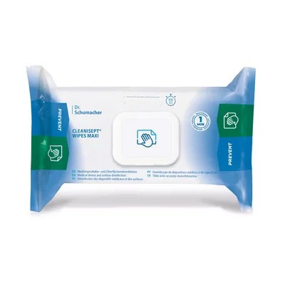 CLEANISEPT® WIPES MAXI - Packung mit 100 Gross-Tüchern